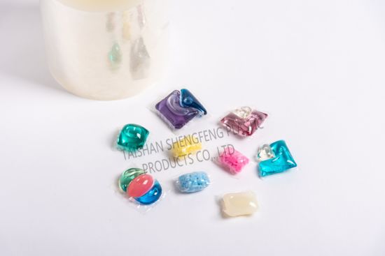 High Transparent PVOH Water Soluble Film PVA Film for Laundry Detergent Pods Capsules Automatic Packaging